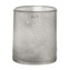Skleněná váza DutZ, Cylinder C3, výška 19 cm, průměr 15 cm, barva čiré bubliny