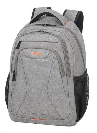 Samsonite American Tourister AT WORK lapt. backpack 13,3\" - 14.1\" Grey/orange