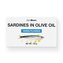 Sardinky v olivovém oleji - GymBeam - 125 g