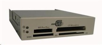 EUROCASE Card reader 33in1-3,5\" White EUROCASE Card reader 33in1-3,5\" White