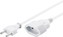 PREMIUMCORD Kabel síťový 230V, prodlužovací dvojvidlice,  3m