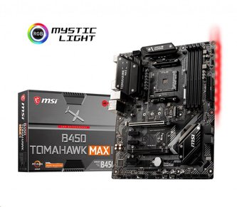 MSI MB Sc AM4 B450 TOMAHAWK MAX II, AMD B450, 4xDDR4, 1xHDMI, 1xDVI MSI MB Sc AM4 B450 TOMAHAWK MAX II, AMD B450, 4xDDR4, 1xHDMI, 1xDVI