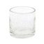 Skleněný svícen DutZ, Votive Bubbles, výška 7 cm, průměr 7 cm, barva čirá