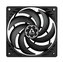 ARCTIC ventilátor P12 SLIM PWM PST 120mm, černá