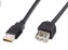 PremiumCord USB 2.0 kabel prodlužovací, A-A, 5m černá
