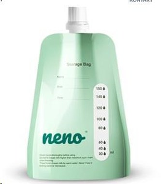 Neno Sáčky na mateřské mléko s adaptérem pro zmrazení a skladování mléka