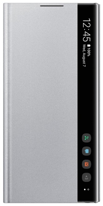 Samsung EF-ZN970CS Clear View Cover Note10, Silver