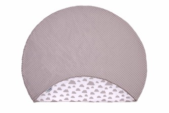 MAXI PODLOŽKA MINKY, white / grey clouds