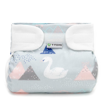 Ortopedické abdukční kalhotky - suchý zip, swan (5-9kg)