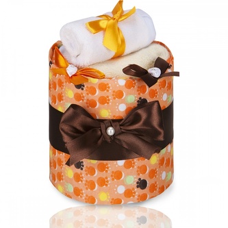 Plenkový dort ECO - LUX, small orange paws / malé oranžové tlapky