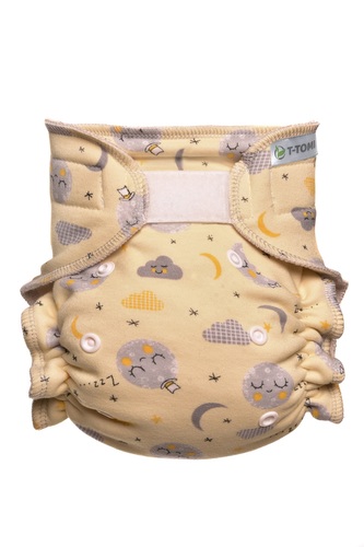 Kalhotková plena - přebalovací set suchý zip, moon