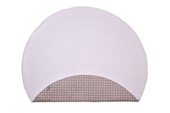 MAXI PODLOŽKA MINKY, grey / dots MAXI PODLOŽKA MINKY, grey / dots