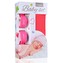 Baby set - bambusová osuška pink / růžová + kočárkový kolíček pink / růžová