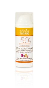 Officina Naturae Dětský opalovací krém bez vůně SPF 50 BIO (50 ml)