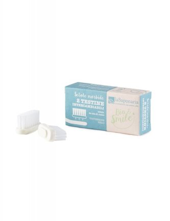laSaponaria Náhradní hlavice k zubnímu kartáčku (soft) (2 ks) laSaponaria Náhradní hlavice k zubnímu kartáčku (soft) (2 ks)