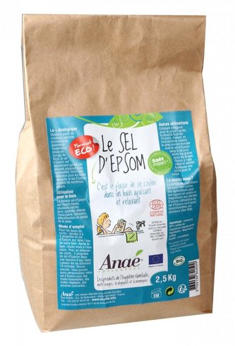 Anaé by Ecodis Epsomská sůl (pytel 2,5 kg) - do koupele, peelingu i na zahradu