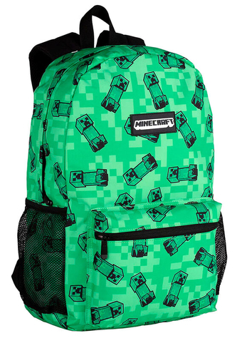 Batoh Minecraft: Creeper (objem 20 litrů|31 x 45 x 14 cm)