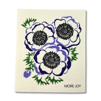 More Joy Pratelná univerzální utěrka - Sasanka - 100% kompostovatelná