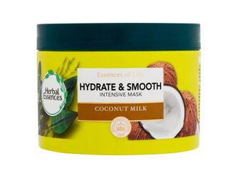 Herbal Essences Hydratační a vyhlazující maska pro suché vlasy Coconut milk (Intenstive Mask) Objem 450 ml woman