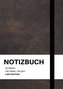 Notizbuch A5 blanko - 100 Seiten 90g/m² - Soft Cover Schwarz - Papier aus nachhaltiger Forstwirtschaft