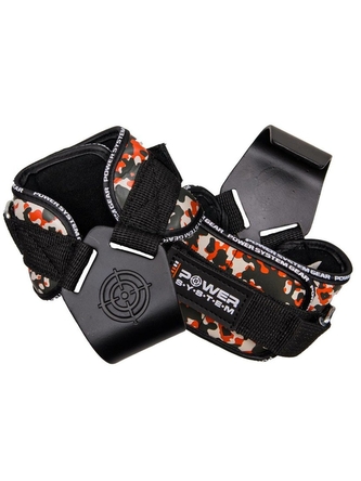 Power System - Posilovací háky Power hooks Camo 3370 - grey L Power System - Posilovací háky Power hooks Camo 3370 - grey L