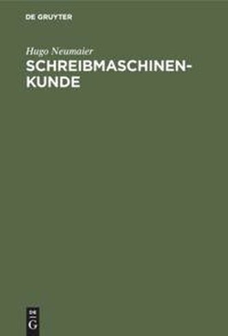 Schreibmaschinenkunde