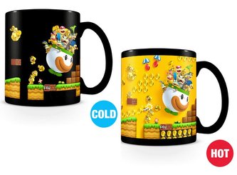 Hrnček meniaci Super Mario - Gold coin rush 315 ml