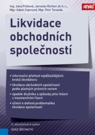Likvidace obchodních společností - 6. aktualizované vydání