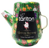 TARLTON Tea Pot Glorious Harmony - sypaný zelený čaj s kúskami ovocia v plechovej kanvičke 100g
