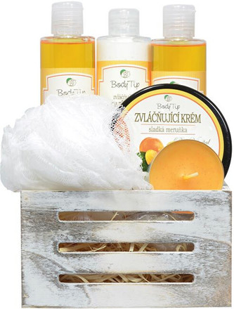 Vivaco Dárkové balení Meruňka v dřevěné bedýnce