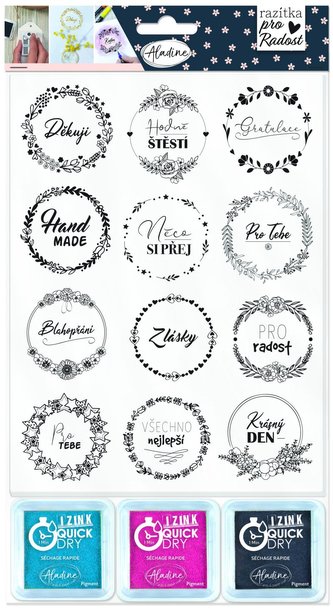 Aladine Pečiatky - príležitosti 12 ks