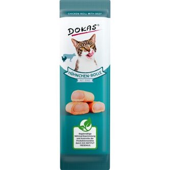 Dokas – Kuracie rolky s náplňou z hovädzieho a tuniaka 10 g