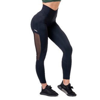 Dámské legíny Mesh High Waist Old Rose - NEBBIA - Velikost L