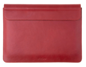 FIXED Oxford kožené pouz. Apple MacBook 12\", Red