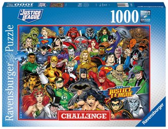 Ravensburger Puzzle Challenge Marvel - Liga spravedlnosti 1000 dílků