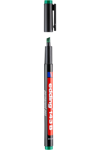Popisovač permanentní EDDING 143 B, zelený