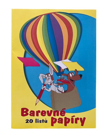 Farebné papiere 20 listov