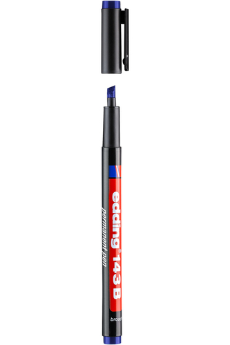 Popisovač permanentní EDDING 143 B, modrý