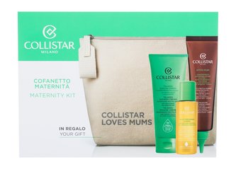 Collistar Maternity Kit sprchový krém Talasso Shower Cream 100 ml + koncentrát proti striím Pure Actives Anti Stretch Marks Concentrate 150 ml + tělový olej Precious Body Oil 55 ml + kosmetická taštička