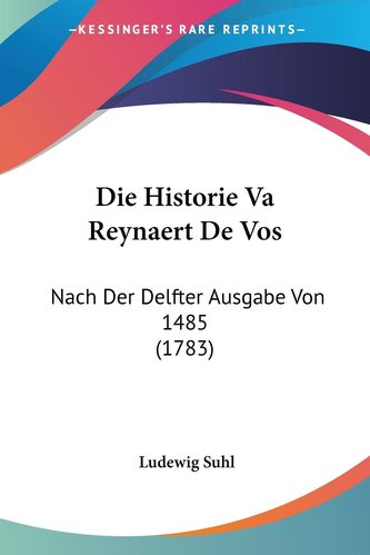 Die Historie Va Reynaert De Vos
