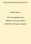 Die Unmöglichkeit des biblischen Auszugs und der mehrfache Auszug aus Ägypten