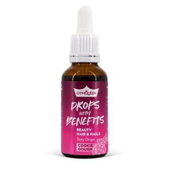 Drops with Benefits Beauty Hair & Nails - GYMQUEEN - broskev marakuja