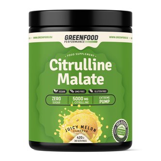 GreenFood nutrition - Performance Citrulline malate 420g - Melounový juice
