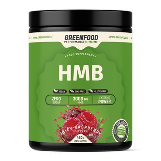 GreenFood nutrition - Performance HMB 420 g - Malinový juice