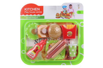 Súprava jedla fastfood