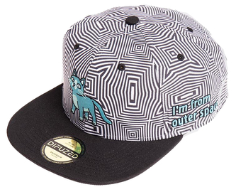 Čepice snapback - kšiltovka Rick & Morty: Cat Outer Space (nastavitelná)