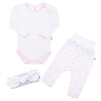 3-dílná bavlněná kojenecká souprava New Baby Lili - velikost 74 (6-9m)