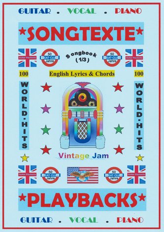 100 Englische Welthits (1/3) + 100 Gitarren-Playbacks (MP3)