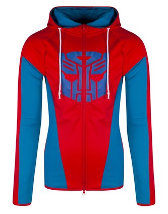 Pánská mikina Transformers: Optimus Prime (M) červená bavlna