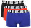 3Pack boxerky Diesel modro, černo, červené Velikost: M